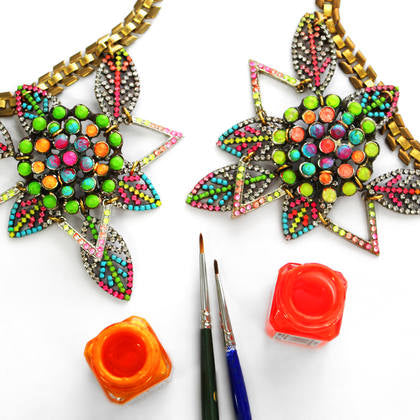 IN THE MAKING: CHARM & CHAIN CHROMA NECKLACE