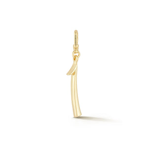 18K Gold-Plated Plaza Small Number 1 Charm