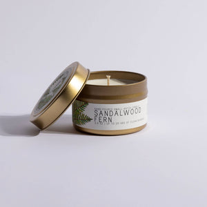 Sandalwood Fern - Tin - Just Bee Candle