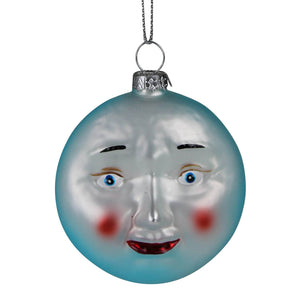 Petite Moon Ornament - Glass