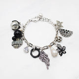 Queen of the Night Charm Cocktail Bracelet