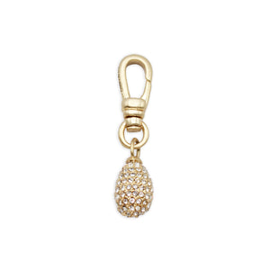 Pavé Crystal Egg Charm- Mini