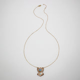 Lulu Frost Fine Modvin Aquamarine & Opal Art Nouveau Necklace
