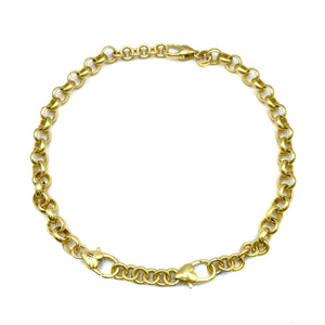 The Chunky Rolo Adjustable Necklace/Bracelet Set