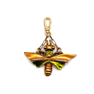 Vintage Hand Painted Insect 1970's Vibrant Charm