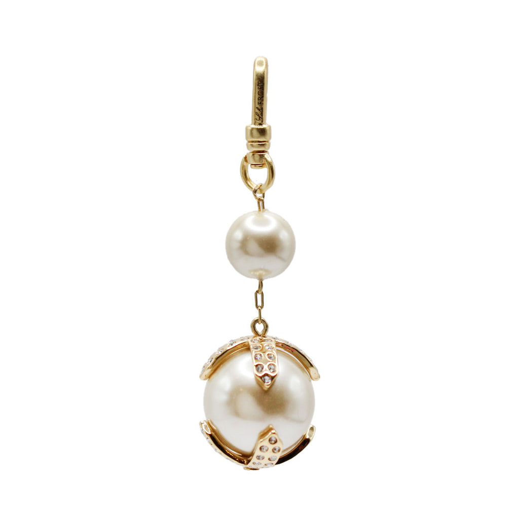 Plaza Caged Pearl Drop Charm