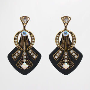 You're The Top Aurora Borealis Crystal and Resin Archival Lulu For J. Crew Deco Earrings