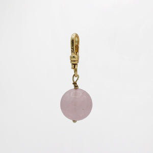 Vintage Rose Quartz Orb Self-Love Rebecca Charm