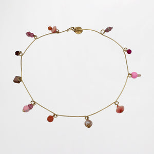 Soft Sherberts and C0rals On the Poolside Collection Necklace