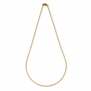 Cable Chain Fine Frost Vermeil Necklace