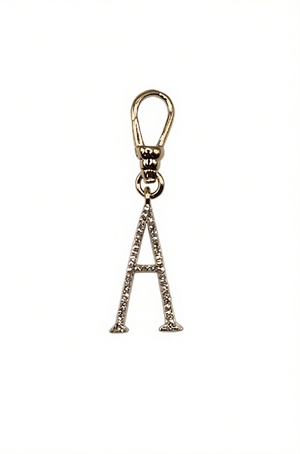 Frost Fine 10k & Diamond Pavé Initial A Charm