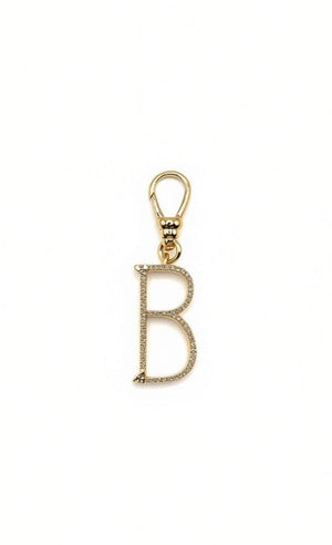 Frost Fine 10k & Diamond Pavé Initial B Charm