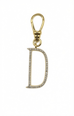 Frost Fine 10k & Diamond Pavé Initial D Charm