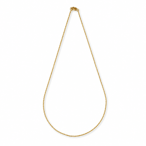 Large Paperclip Chain Fine Frost Vermeil Necklace