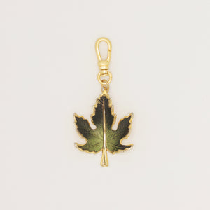 Vintage Gilt Leaf Charm