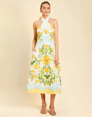Mestiza Copacabana Halter Midi Dress