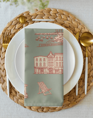 Oyster and Arrow - Cow Harbor Cloth Napkins Set of 4