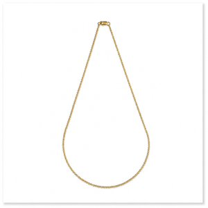 Rolo Chain Fine Frost Vermeil Necklace