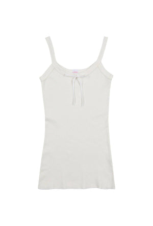 J. Marin Co. 1930's French Vintage Bow Organic Camisole - Made in L.A