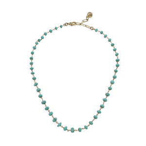 Wire wrapped gemstone necklace price 102
