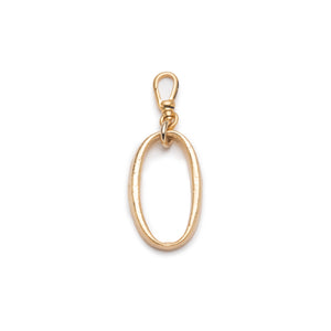 Plaza Number Charm #0 Small