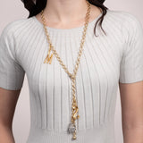 Plaza Oval & Round Chain Necklace Base