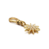 Electra Star Charm - Gold & Pearl