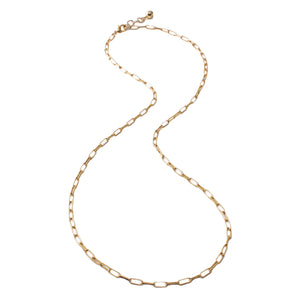 Plaza Rectangle Long Link Necklace Base