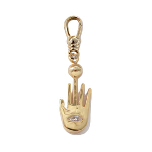 Frost Fine Diamond Hamsa Charm