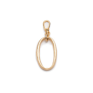 Plaza Number Charm #0 Small