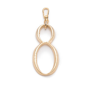 Plaza Number Charm #8 Large