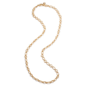 Plaza Oval & Round Chain Necklace Base