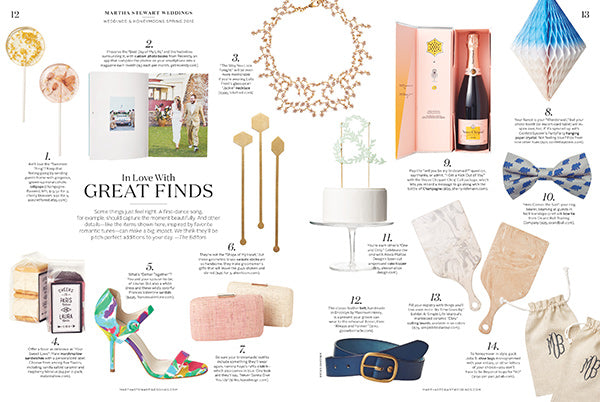 MARTHA STEWART WEDDINGS | MAY 2016