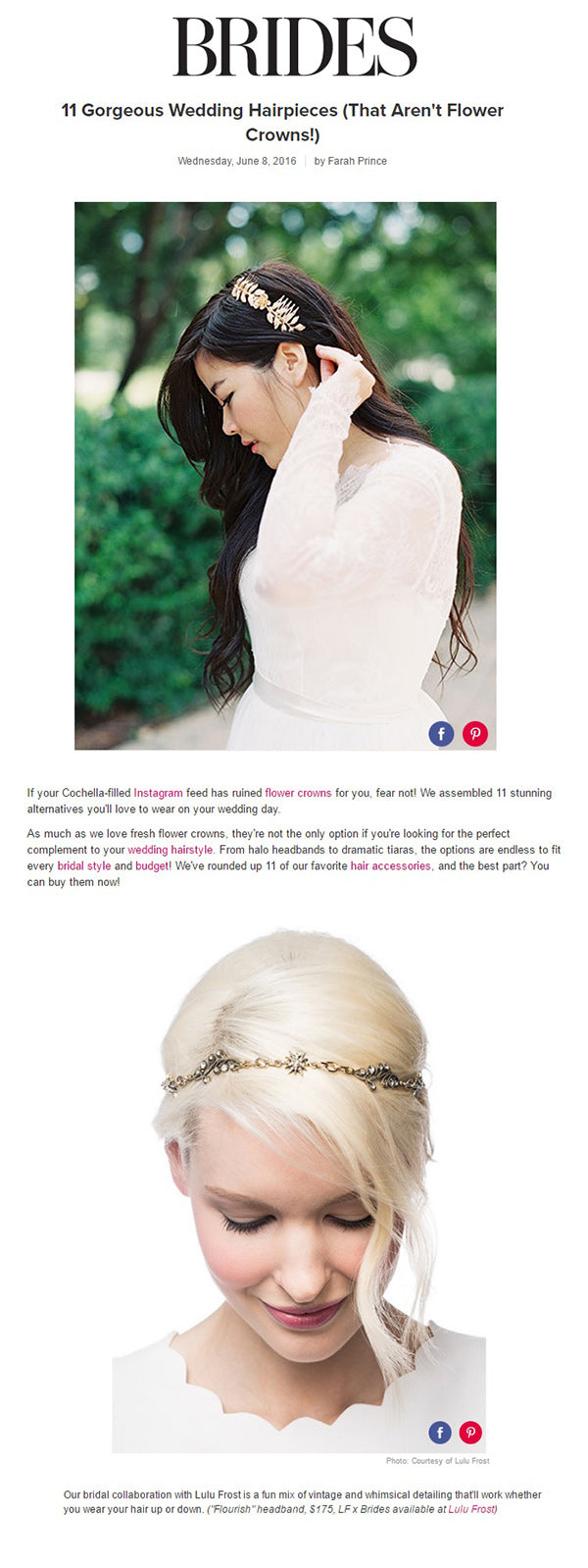 BRIDES | JUNE 2016