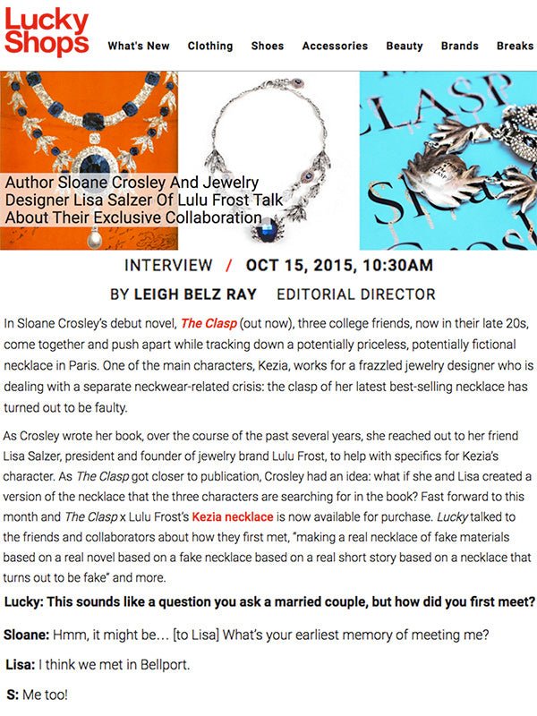 LUCKY | OCTOBER 2015