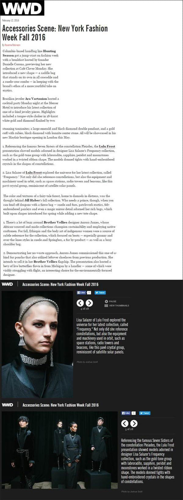 WWD | FEBRUARY 2016