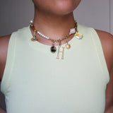Plaza Jen Mixed Pearl Chain Necklace