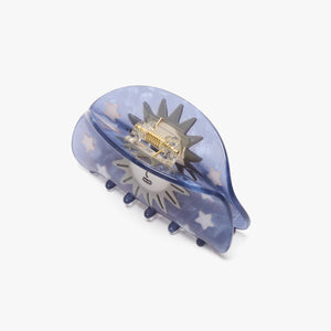 Pleiades Moon Stars Constellation Acetate Hair Claw Clip