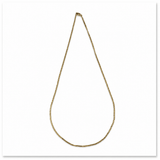 10K Yellow Gold Anchor Chain Frost Fine Necklace