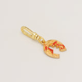 Lucky Number 13 Red Enamelled Horseshoe of Luck Charm