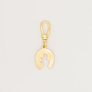 Lucky Number 13 Red Enamelled Horseshoe of Luck Charm