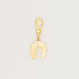 Lucky Number 13 Red Enamelled Horseshoe of Luck Charm