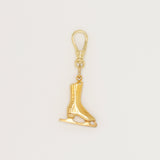 14 Karat Vermeille Vintage Ice Skate Charm