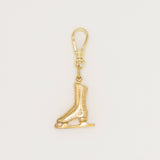 14 Karat Vermeille Vintage Ice Skate Charm