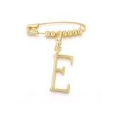 18K Gold-Plated Abacus Safety Pin