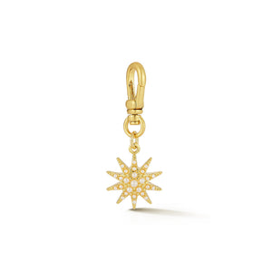 18K Gold-Plated Electra Pearl Star Charm - Gold/Pearl
