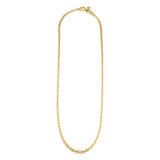 18K Gold-Plated Plaza Edge Chain Long Necklace