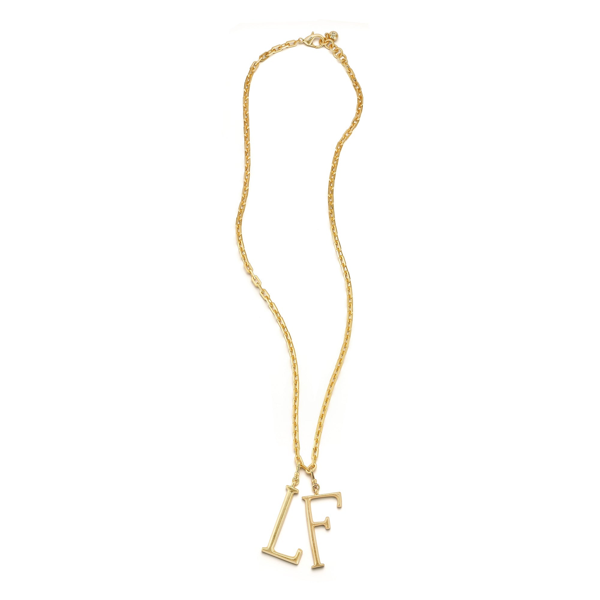 18K Gold-Plated Plaza Edge Chain Long Necklace - Lulu Frost
