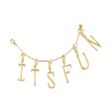 18K Gold-Plated Plaza Family Chain Bracelet