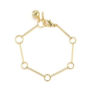 18K Gold-Plated Plaza Family Chain Bracelet